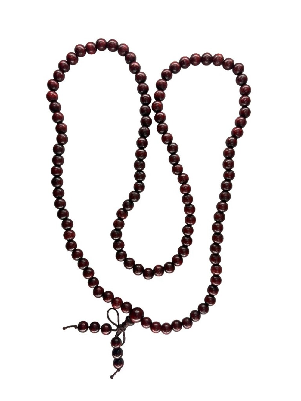 Natural Blood Sandalwood 108 Mala Beads 6mm Prayer Necklace Bracelet 15g
